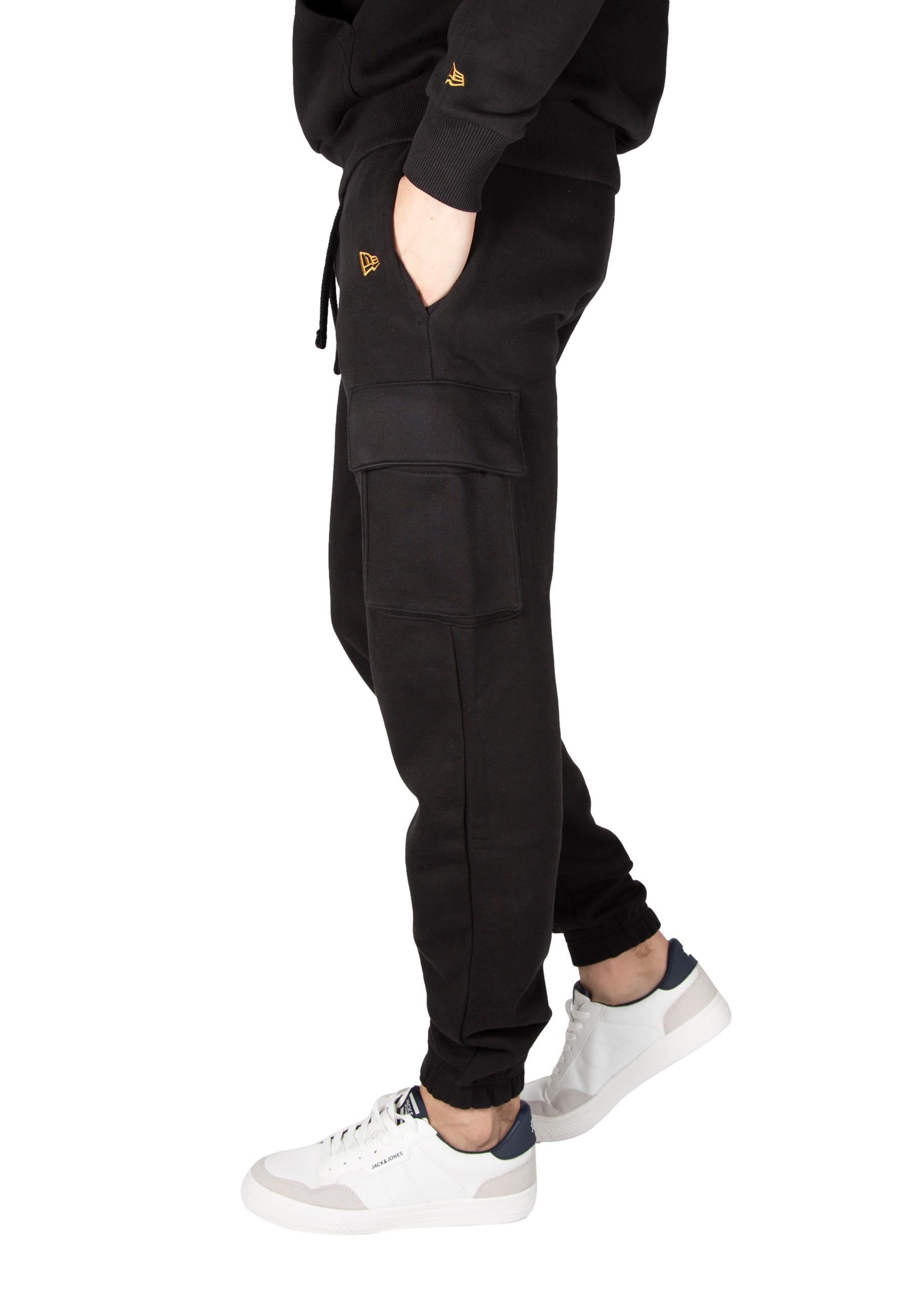 Pantalone New Era Nero in felpa <BR/>