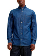 Camicia Jack & Jones Brook Blue Denim 12290084 /Blue Denim JACK & JONES 