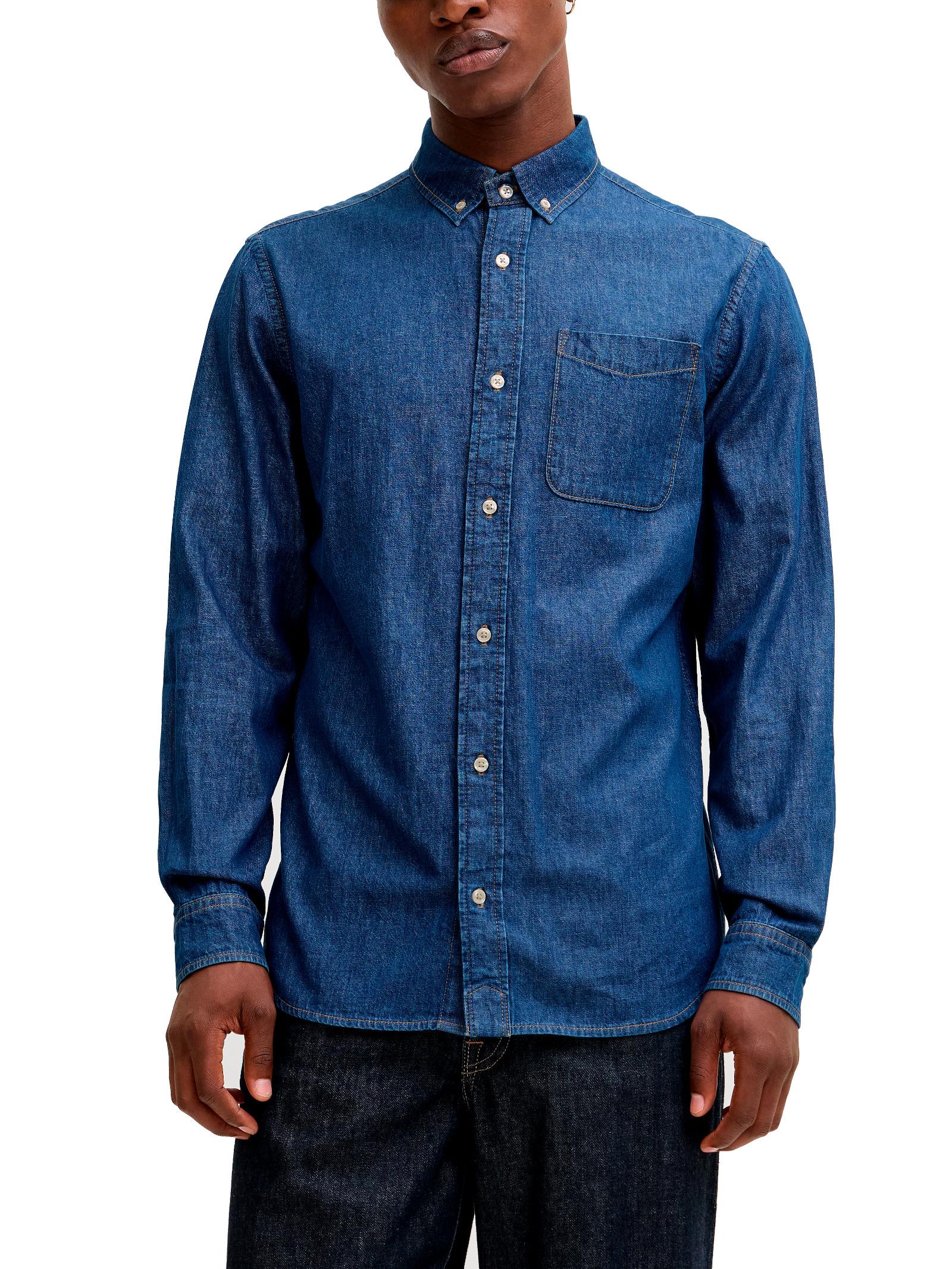 Camicia Jack & Jones Brook Blue Denim 12290084 /Blue Denim JACK & JONES 