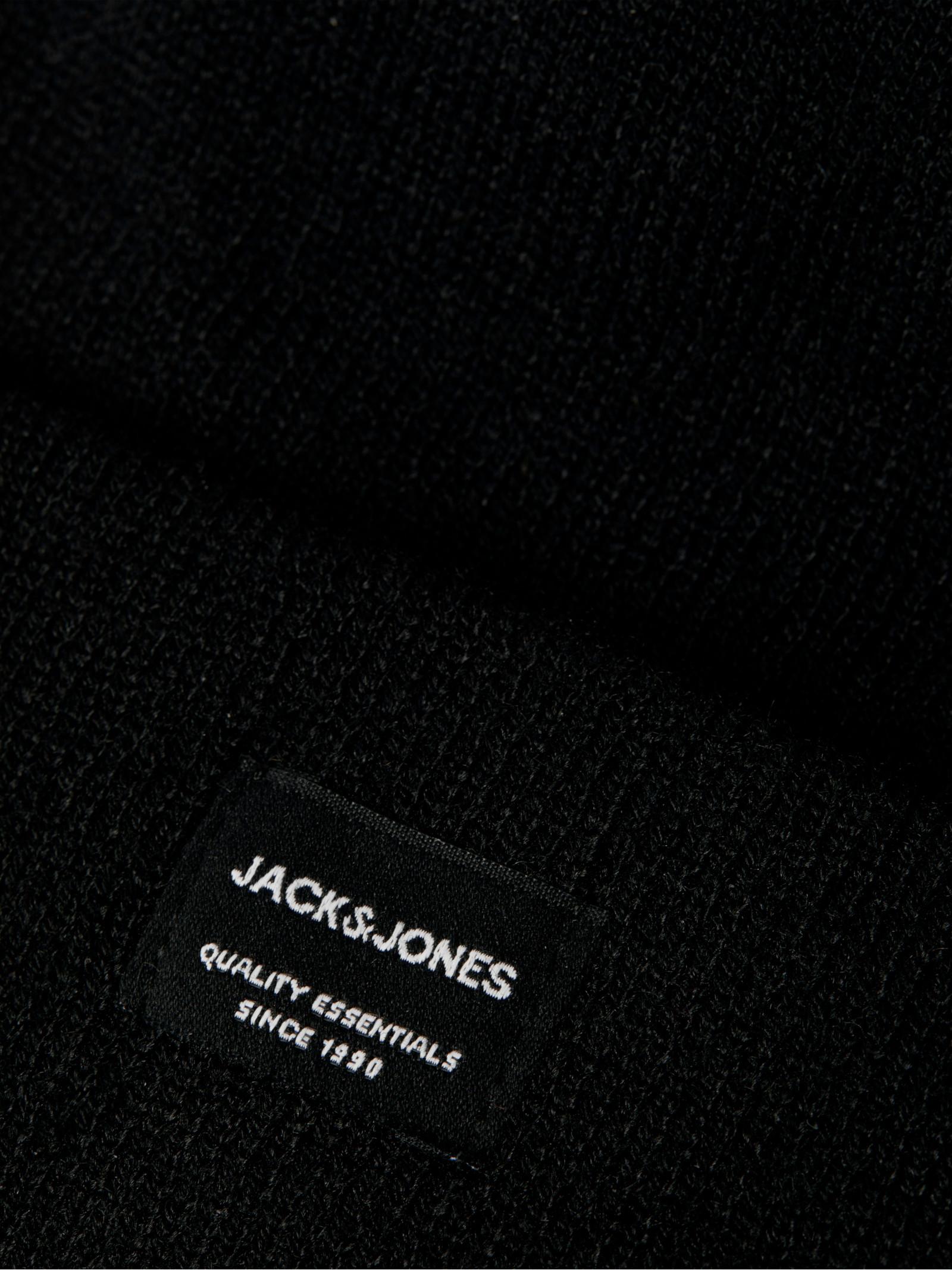 Berretto Jack & Jones Dna Nero in maglia 12092815 /Black JACK & JONES 