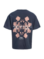 T-shirt Jack & Jones Blu Graphic stampa 12290892 /Odyssey Gray JACK & JONES 