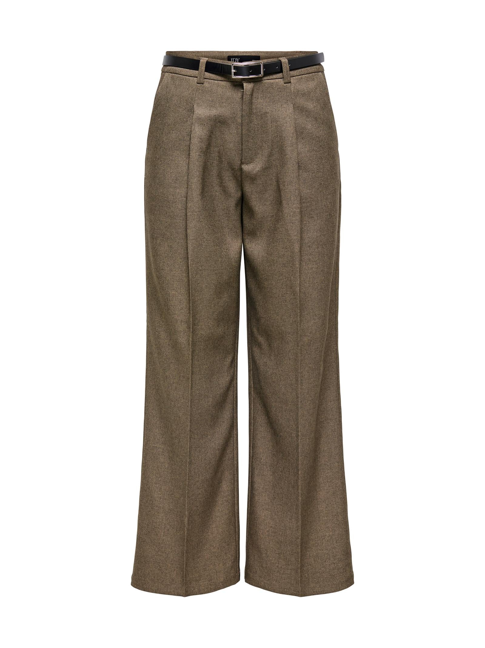 Pantalone Jacqueline De Yong Hayes Marrone gamba larga 15356645 /Teak JDY 