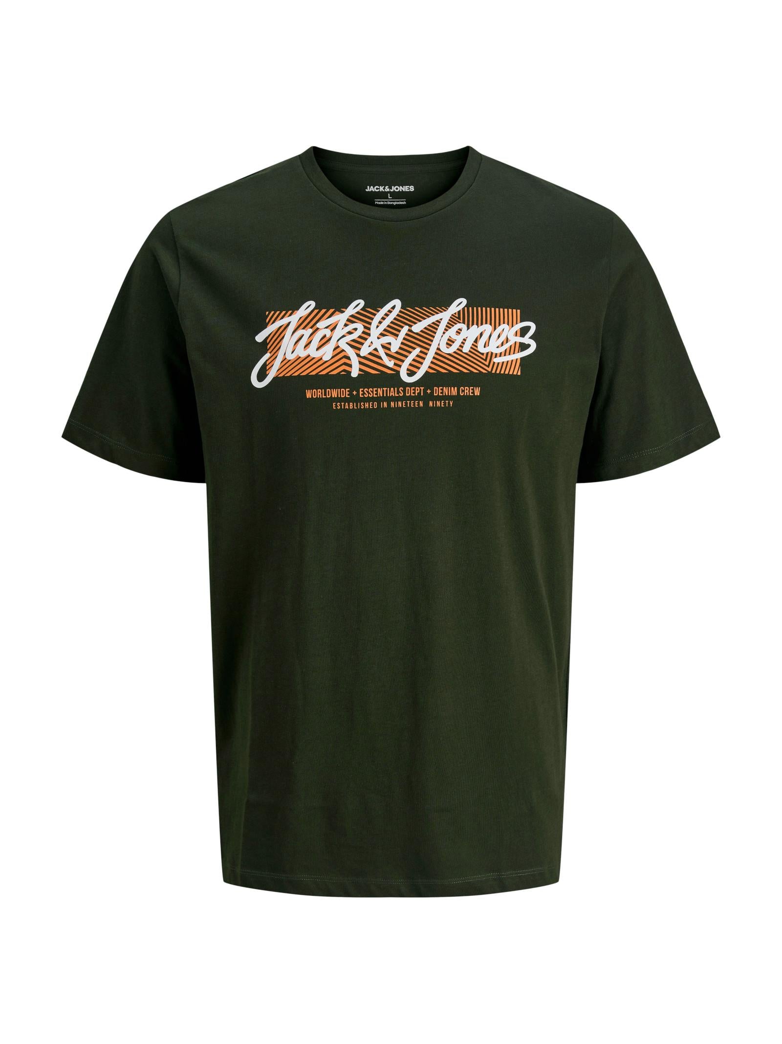 T-shirt Jack & Jones Urban Verde con stampa 12279114 /Duffel Bag JACK & JONES 