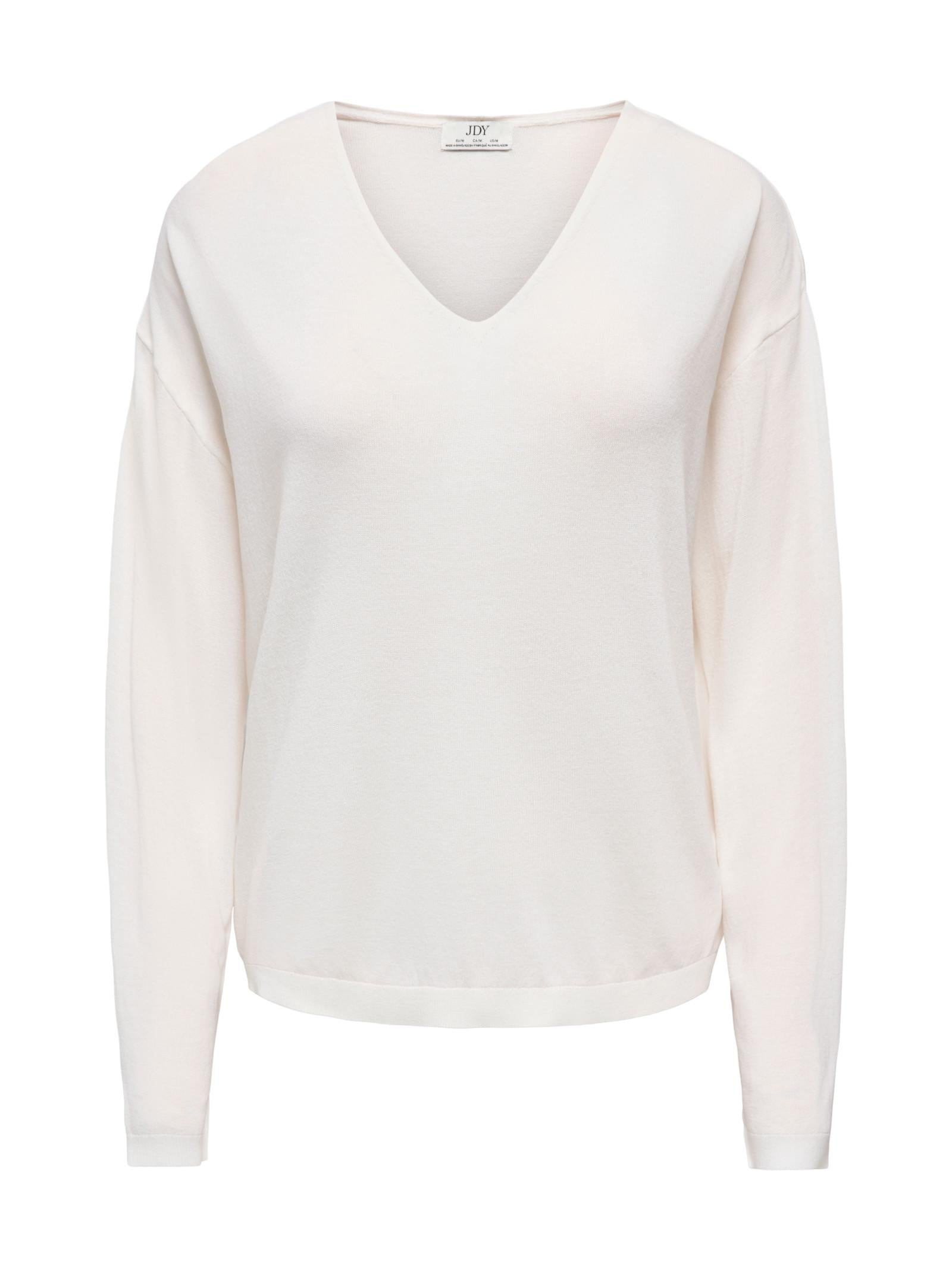 Maglia JDY  Liv Bianca scollo a V 15363546 /Cloud Dancer JDY 