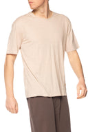 T-shirt Gianni Lupo Beige taglio vivo GL1053F BEIGE GIANNI LUPO 