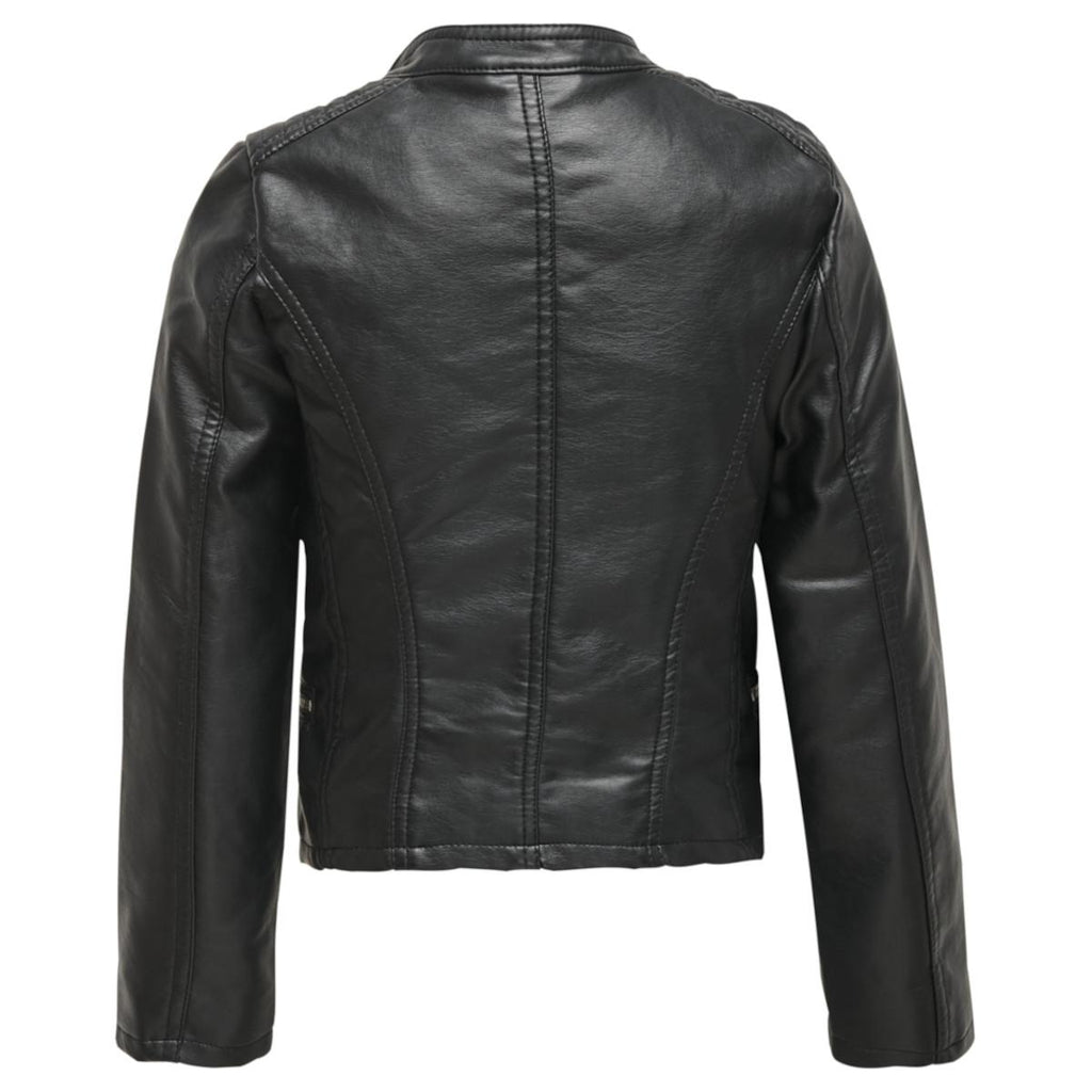 Giubbotto Only Nero in ecopelle 15198182 /Black KIDS ONLY 