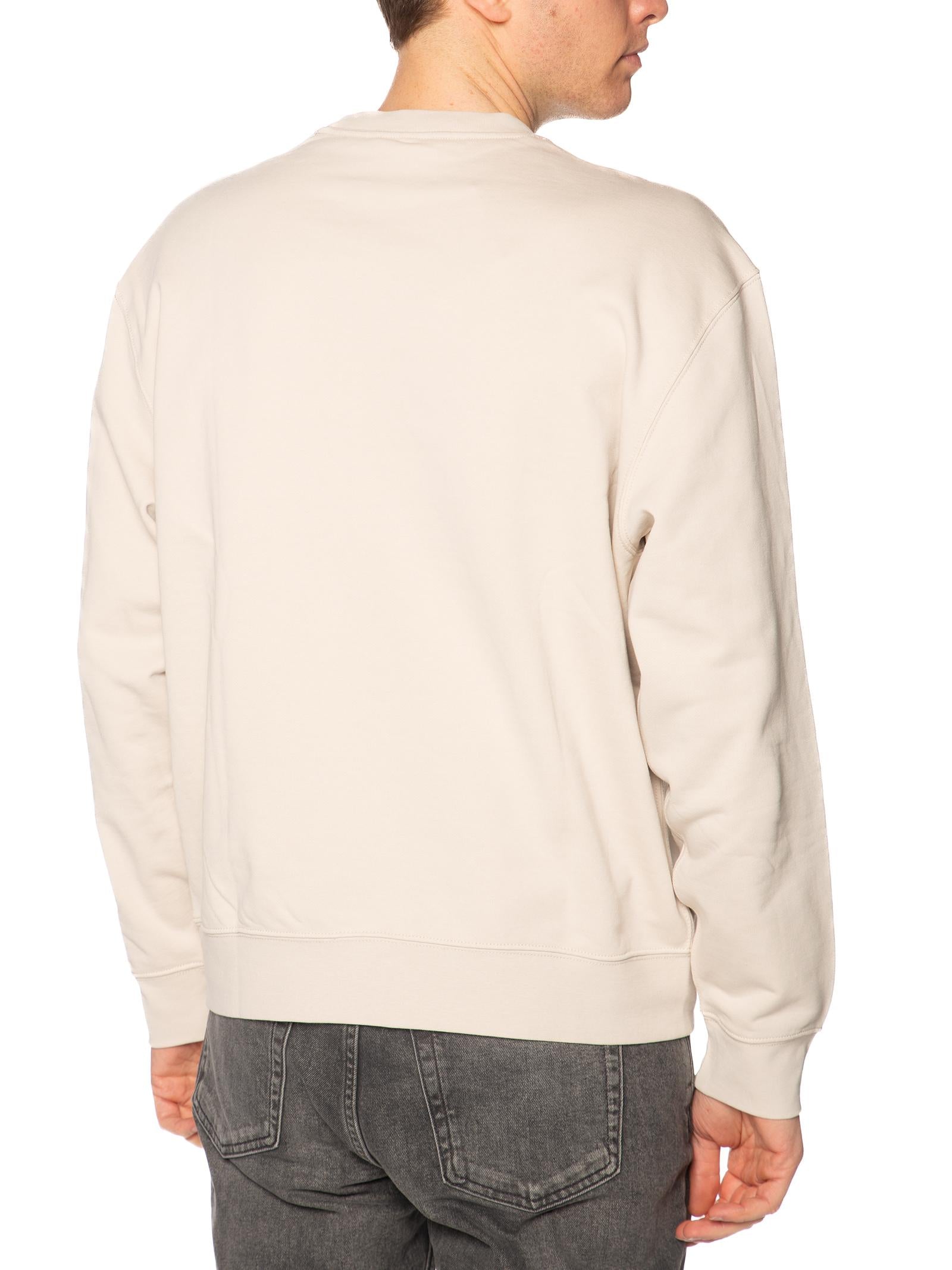Felpa Calvin Klein Beige Badge LV04RG268G 2JX CALVIN KLEIN 