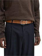 Cintutra Jack & Jones Garda Cognac/Nero reversibile 12280794 /Cognac JACK & JONES 