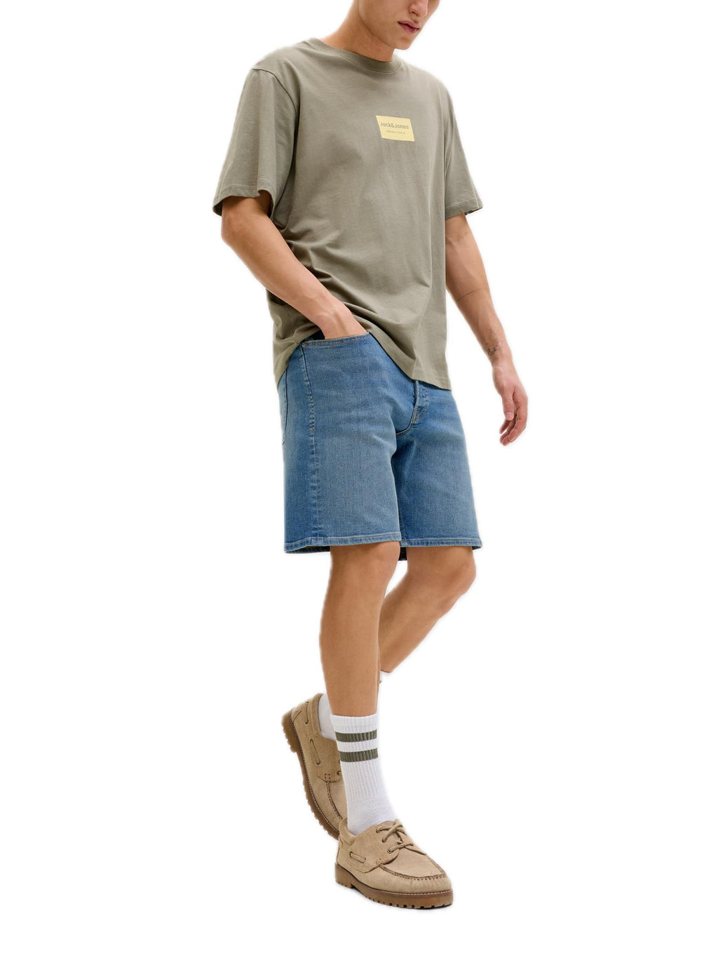 Bermuda Jack & Jones Rick in denim 12290839 /Blue Denim JACK & JONES 