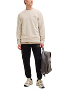 Felpa Jack & Jones Archive Beige girocollo 12287995 /Moonbeam JACK & JONES 
