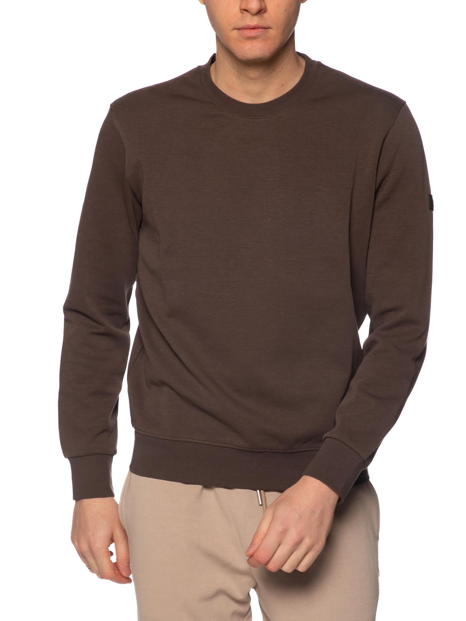 Felpa Gianni Lupo Marrone girocollo GL3001X BROWN GIANNI LUPO 