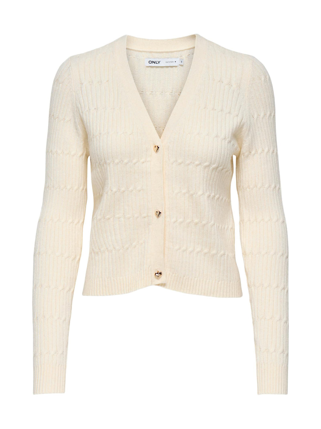 Cardigan Only Katia Sabbia con bottoni 15310902 /Whitecap Gray ONLY 