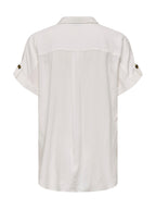 Camicia Only Bianco Yasmin a manica corta 15348758 /Snow White ONLY 