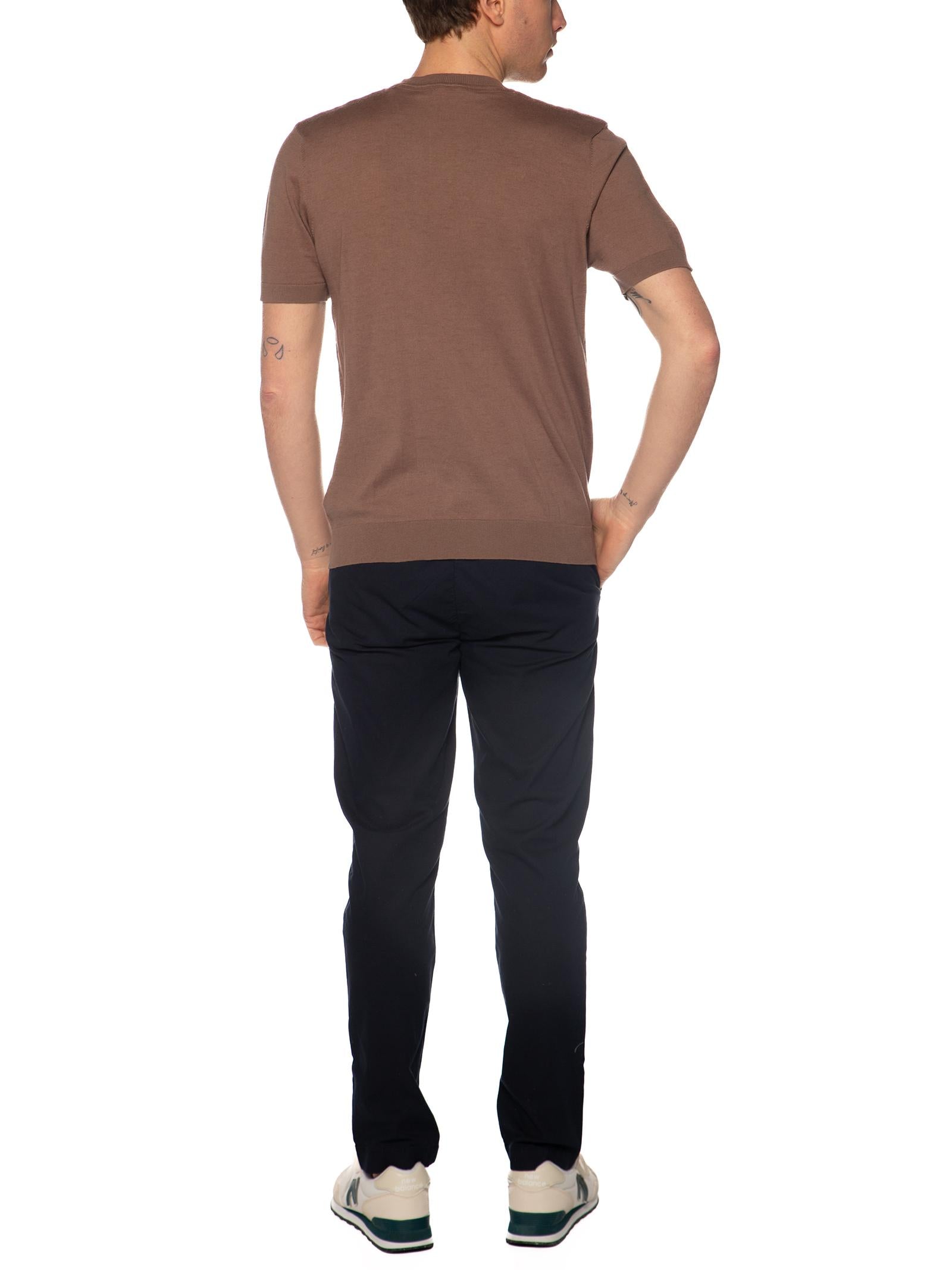 T-shirt Seinse Fango in maglia manica corta ME3186 FANGO SEINSE 