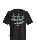 T-shirt Jack & Jones Nero Dust stampa 12292994 /Black JACK & JONES 