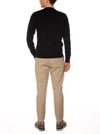 Maglia Gianni Lupo Nero girocollo GL512S BLACK GIANNI LUPO 