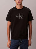 T-shirt Calvin Klein Nero Monologo LV04RB862G UB1 CALVIN KLEIN 