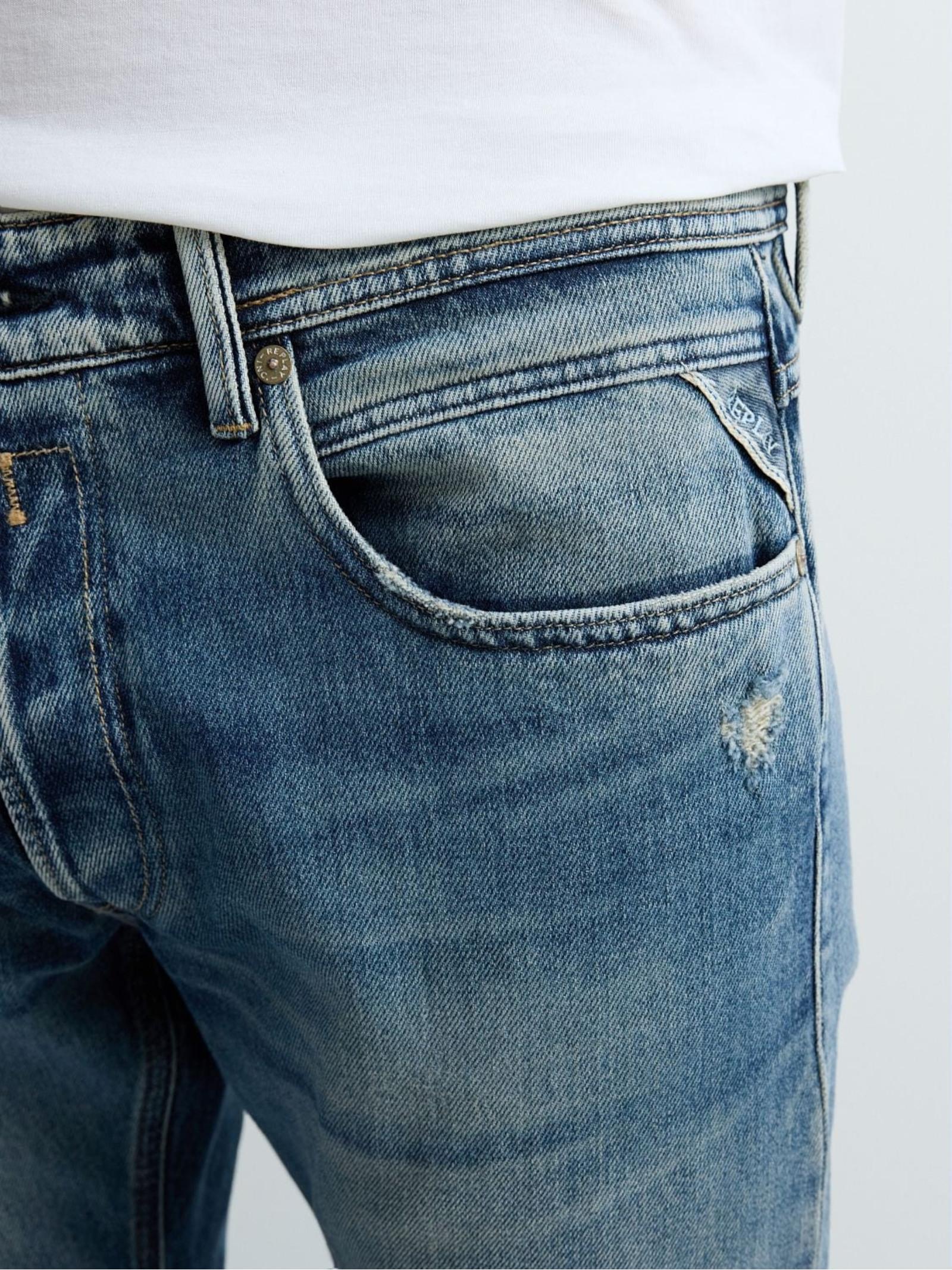 Jeans Replay Willbi Regular Slim fit Medium Blue Denim M1008Q 795122009 REPLAY 