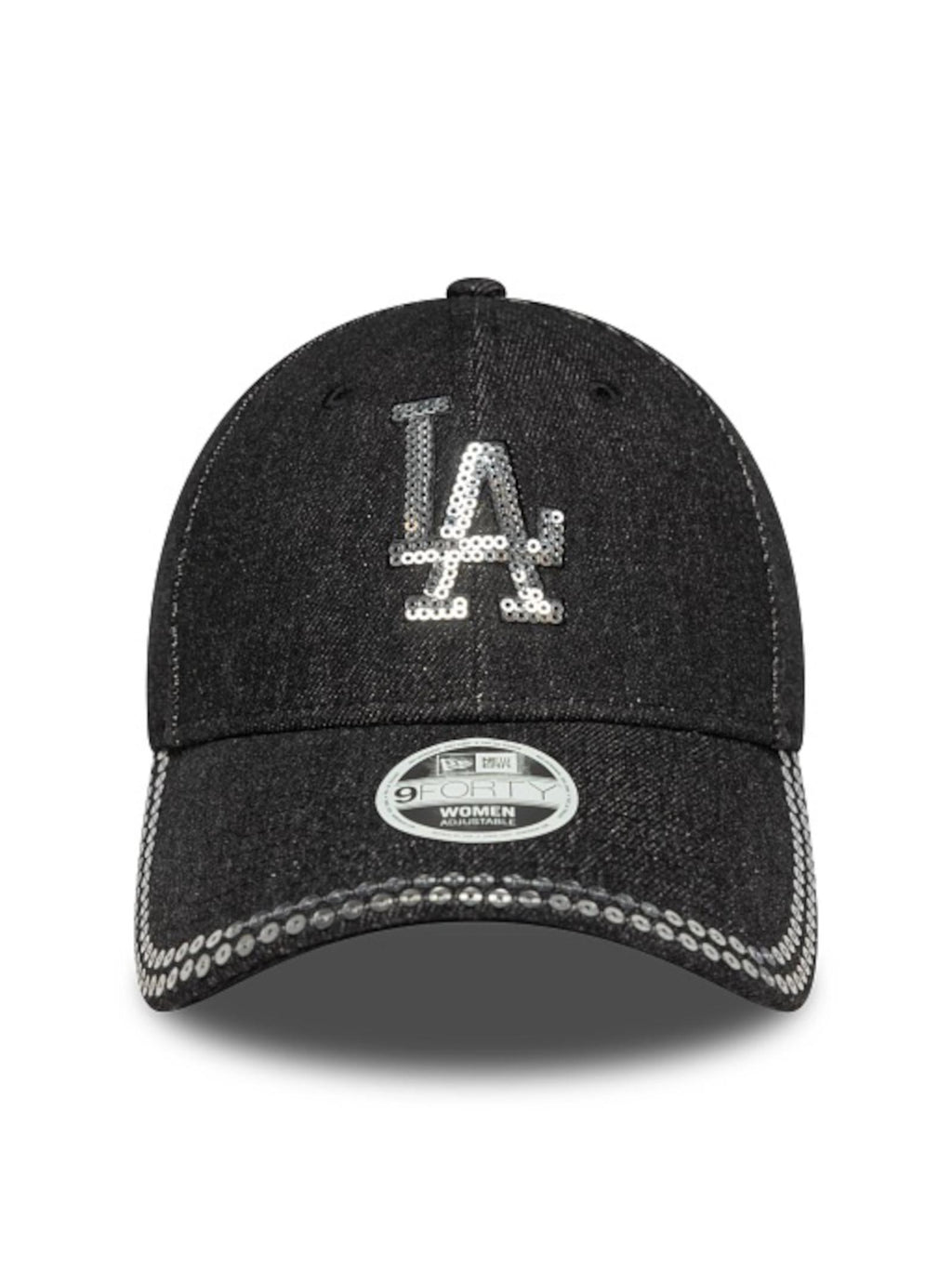 Berretto New Era Sequin Denim 9FORTY Nero 60758949 BLK NEW ERA 