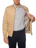 Bomber Gianni Lupo Beige scamosciato GL9730 BEIGE GIANNI LUPO 