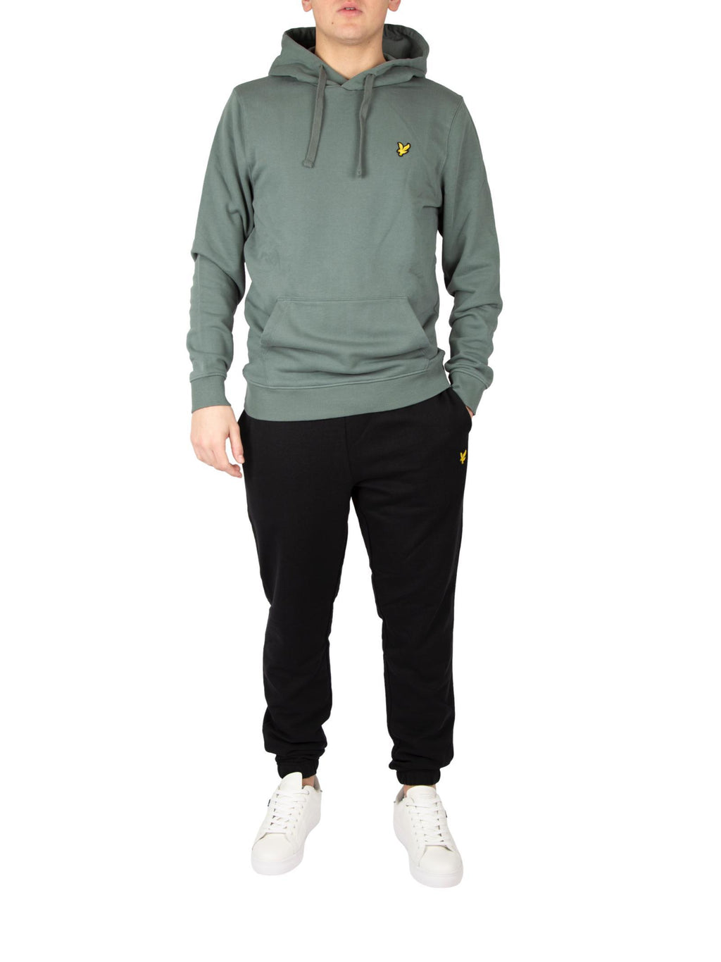 Felpa Lyle & Scott Cappuccio Verde ML416VOG GRENN MERCURIAL LYLE & SCOTT 