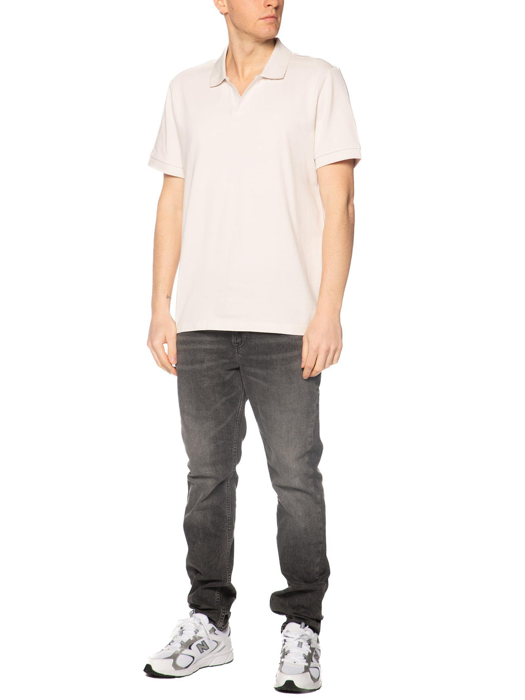 Polo Calvin Klein Panna collo aperto LV04RF215G GNA CALVIN KLEIN 