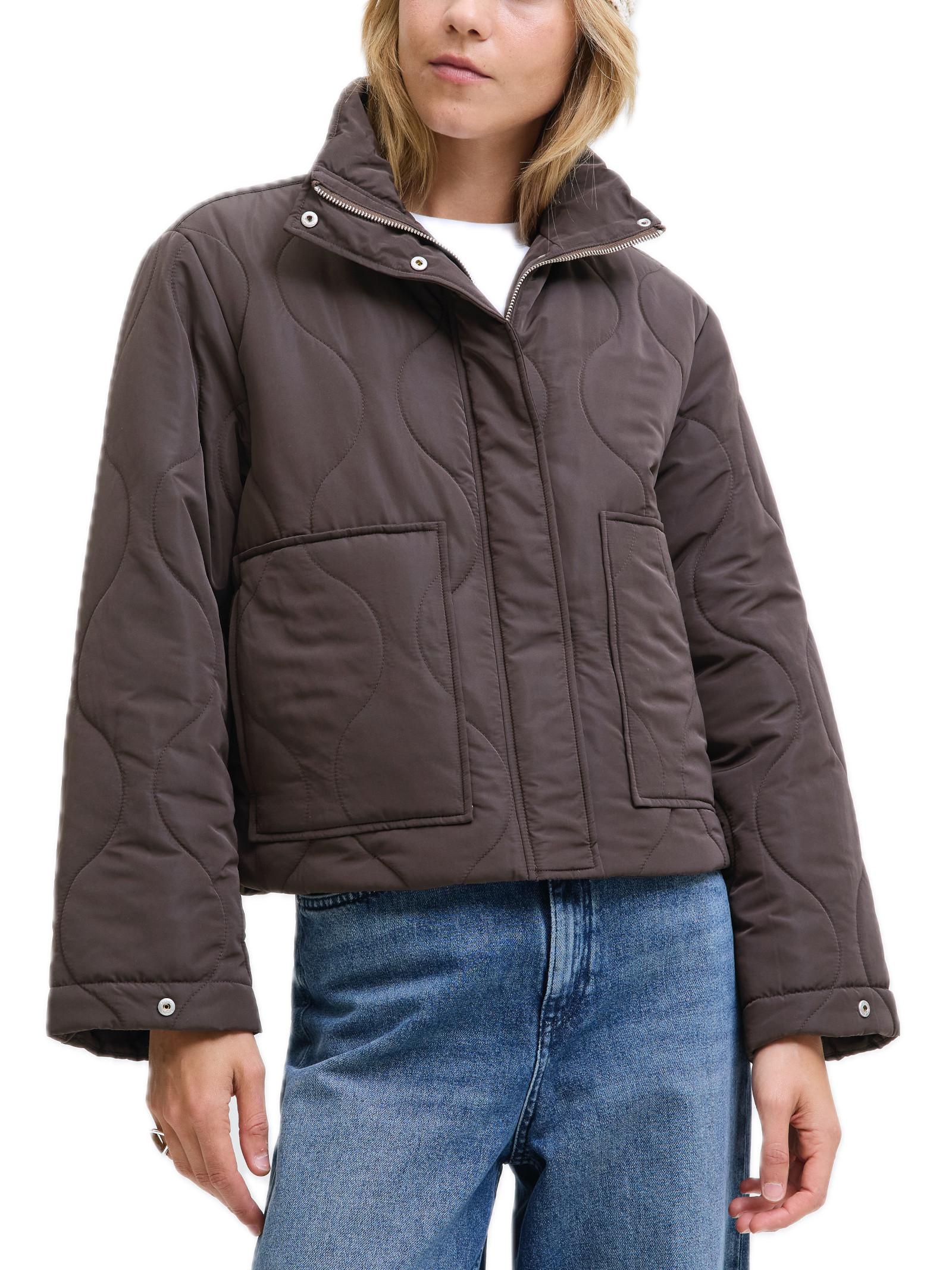 Giubbotto JJXX Serena Marrone collo alto 12278850 /bracken JJXX 
