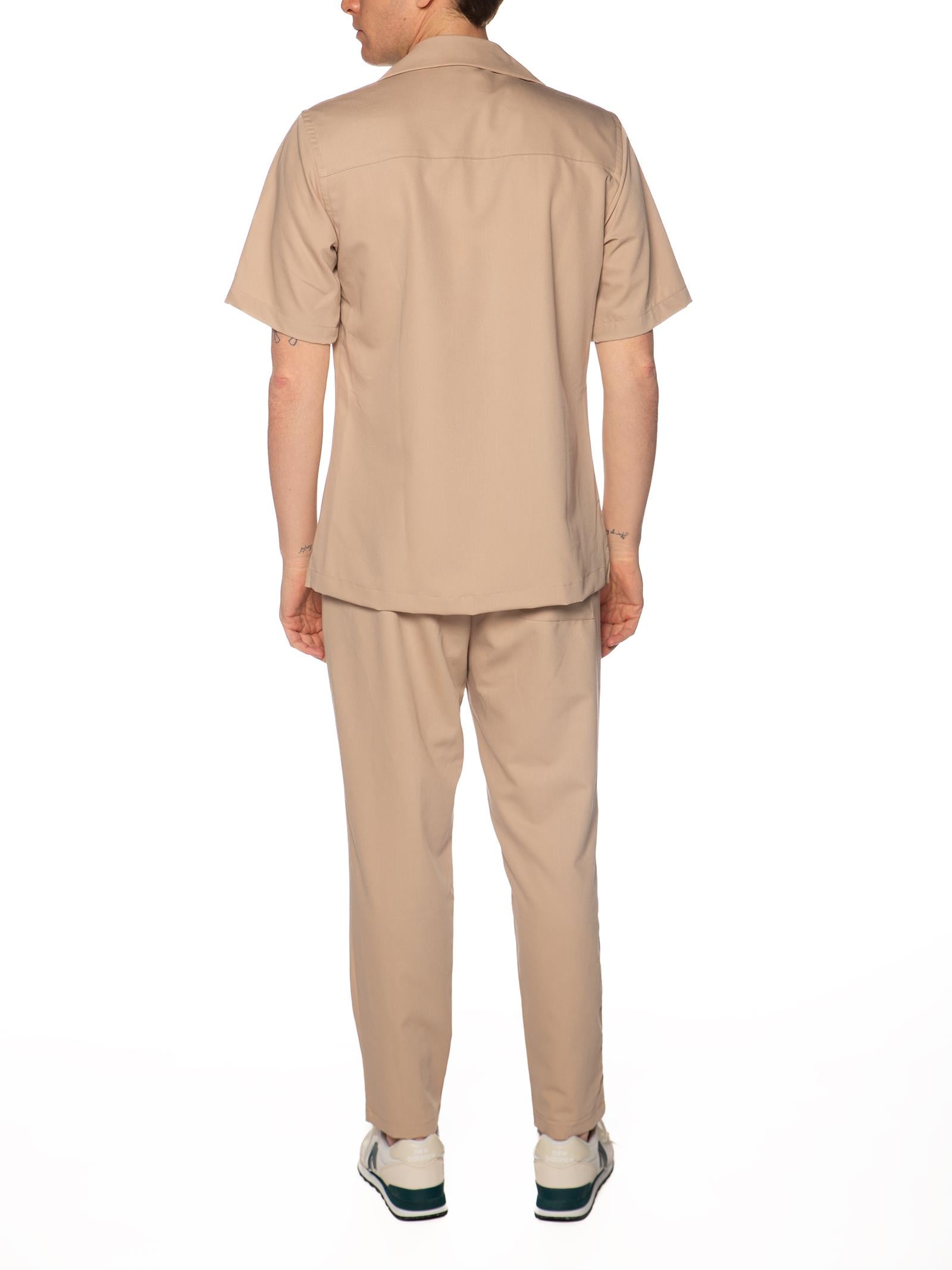 Overshirt Gianni Lupo Beige con taschini GL001LT BEIGE GIANNI LUPO 