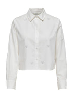 Camicia JDY Riley Bianco con fiocchi 15363089 /White JDY 