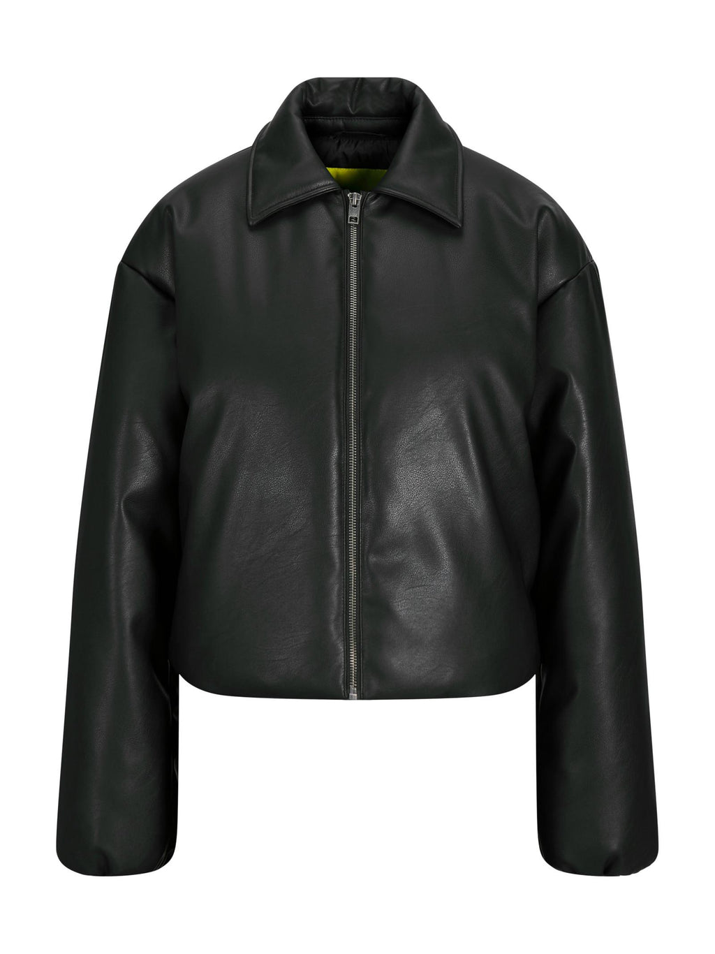 Bomber JJXX Cala Nero in ecopelle 12282020 /Black JJXX 