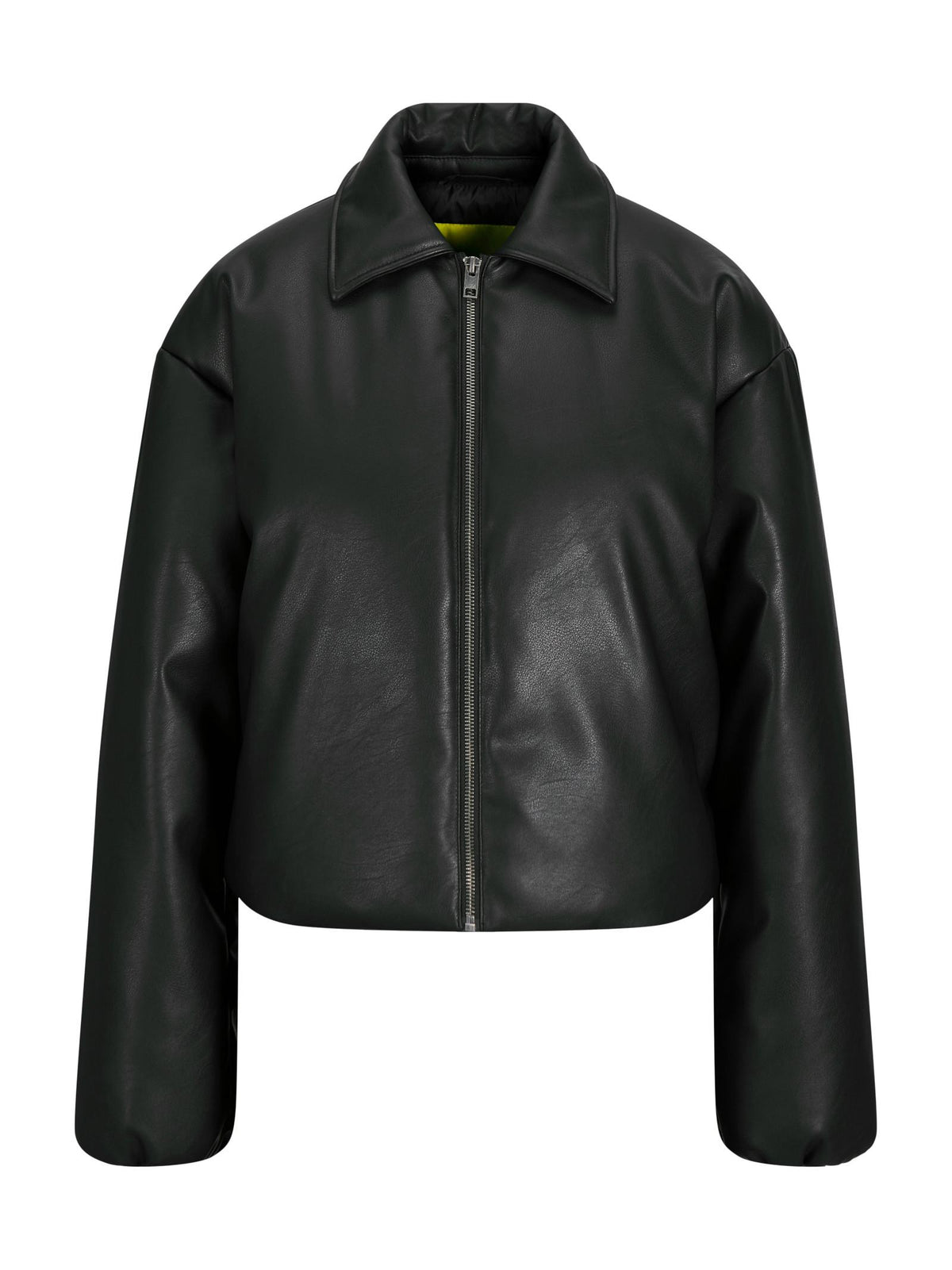 Bomber JJXX Cala Nero in ecopelle 12282020 /Black JJXX 