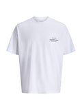 T-shirt Jack & Jones Bianco Ebro relaxed 12282898 /Bright White JACK & JONES 