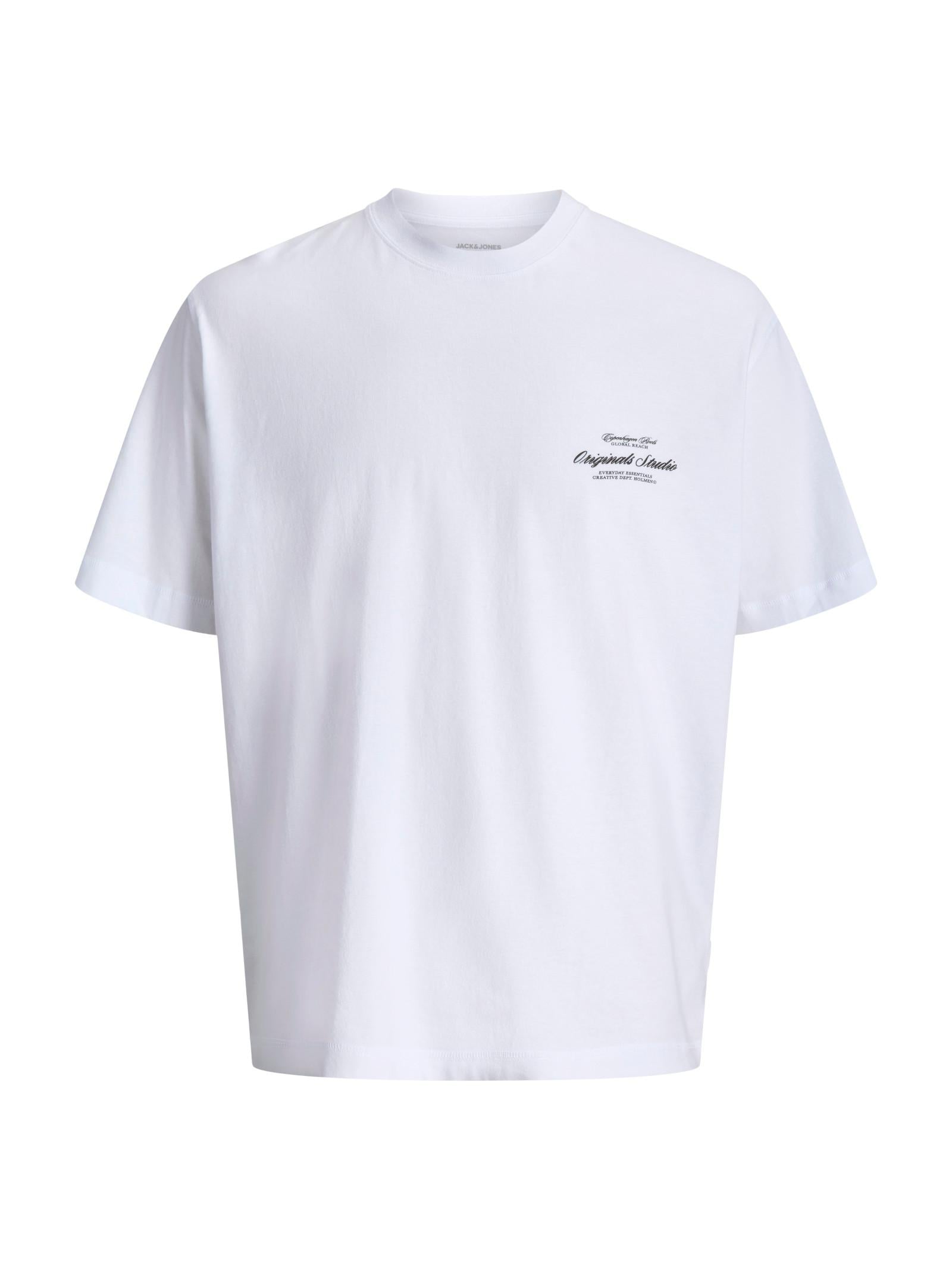 T-shirt Jack & Jones Bianco Ebro relaxed 12282898 /Bright White JACK & JONES 