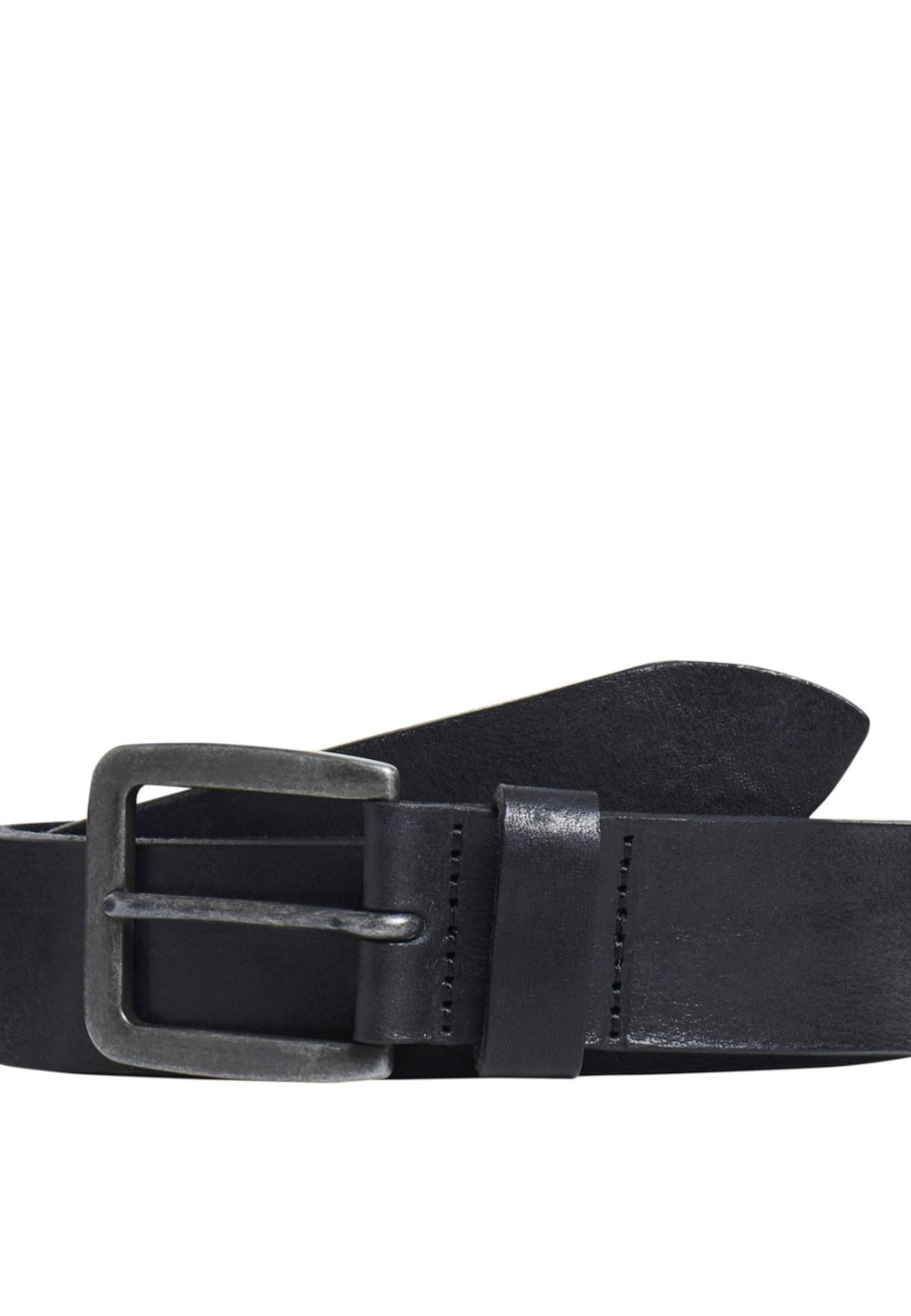 Cintura Jack & Jones Nera Victor in pelle<BR/> 12152757 /Black JACK & JONES 