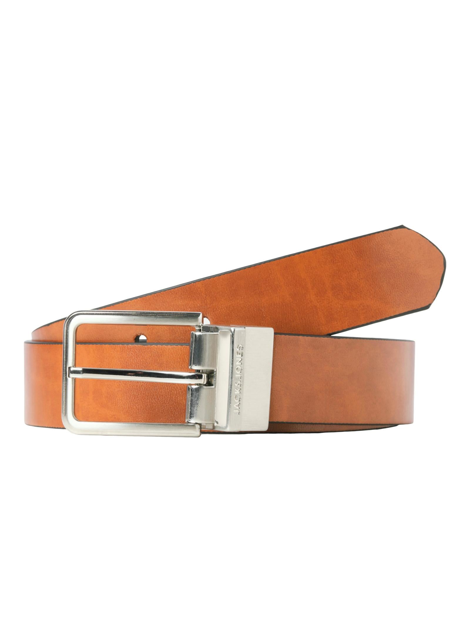 Cintutra Jack & Jones Garda Cognac/Nero reversibile 12280794 /Cognac JACK & JONES 