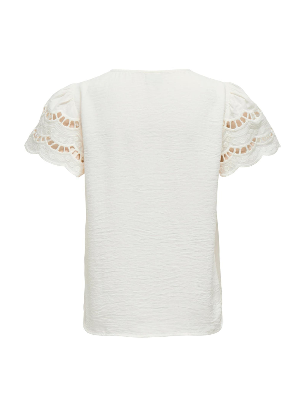 T-shirt JDY Hannah Bianco ricamo 15312609 /Cloud Dancer JDY 