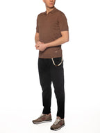 Polo Gianni Lupo Tabacco in maglia GL511S TOBACCO GIANNI LUPO 