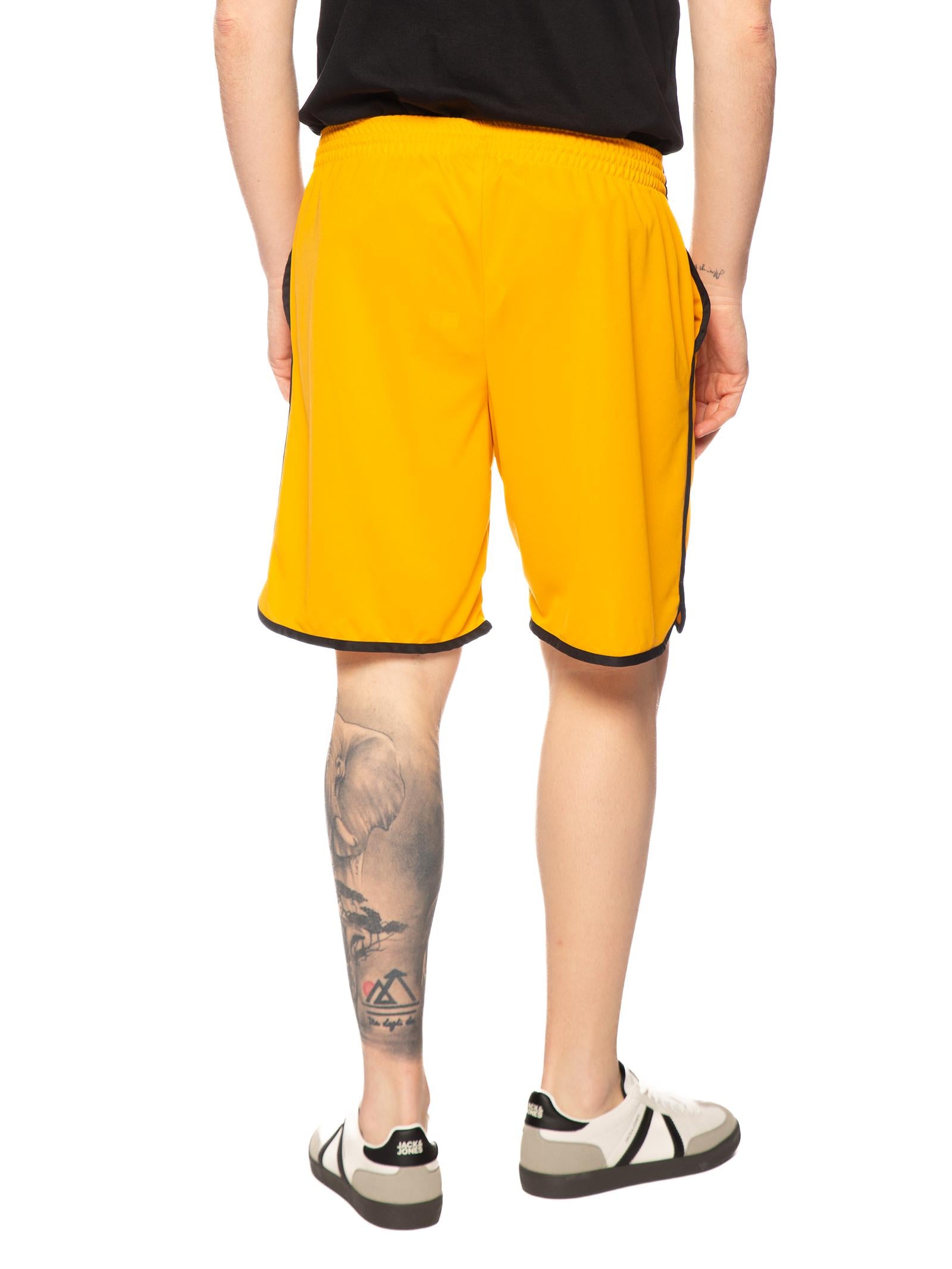 Bermuda Errea Giallo nero con logo grande R33P0U 4950 ERREA 