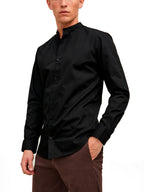 Camicia Jack & Jones Joe Nero coreana 12205921 /Black JACK & JONES 