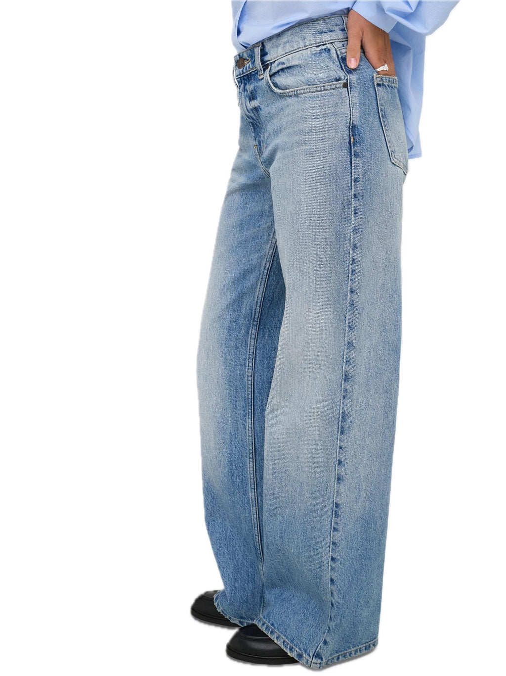 Jeans Only Hope Blue Denim Wide fit 15352047 /Medium Blue Denim ONLY 