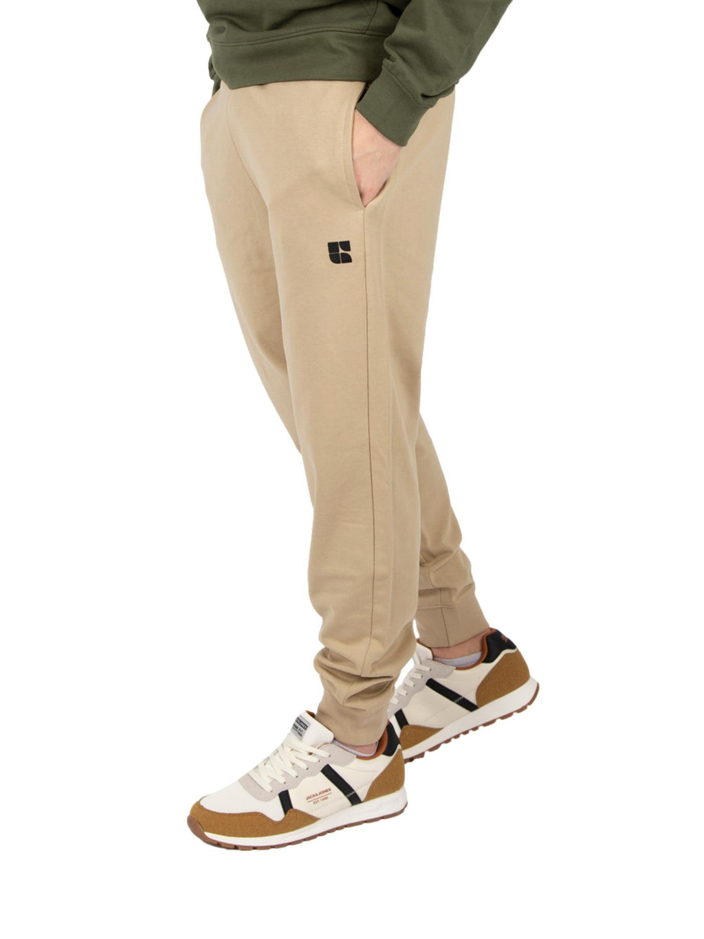 Pantalone Urban Ring Beige basic in felpa UR812075 SABBIA URBAN RING 
