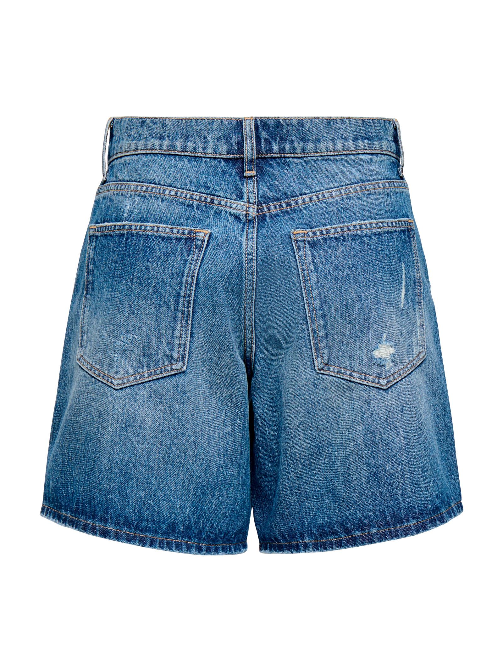Shorts Only Medium Blue Milton strappi 15376164 /Medium Blue Denim ONLY 