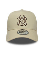 Berretto New Era Trucker Outline Beige 60771718 LTCCHS NEW ERA 