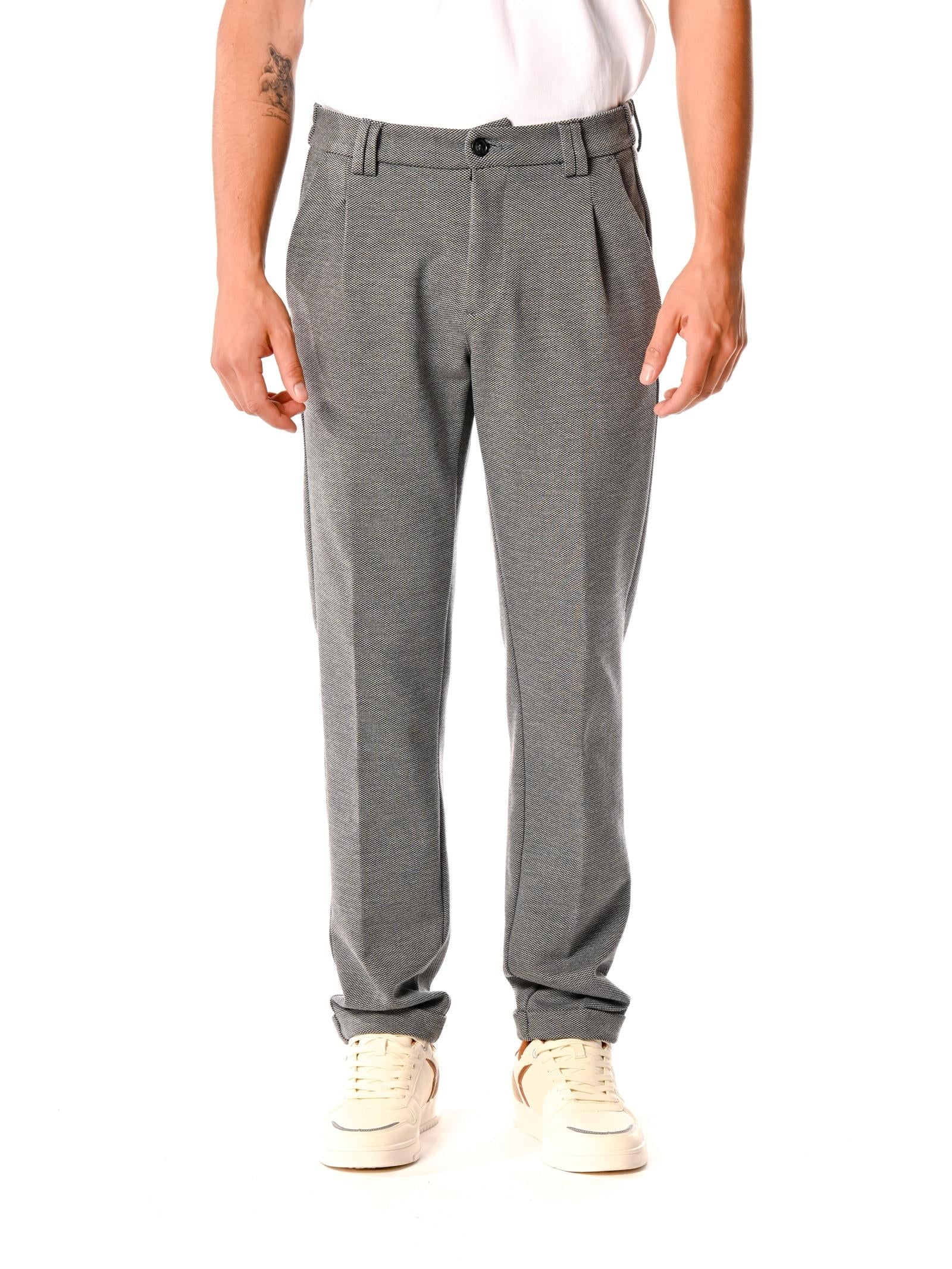 Chino Gianni Lupo Grigio in punto milano GN21784 GRIGIO GIANNI LUPO 