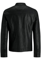 Giubbotto Jack & Jones Warner Nero Ecopelle 12182461 /Nero JACK & JONES 