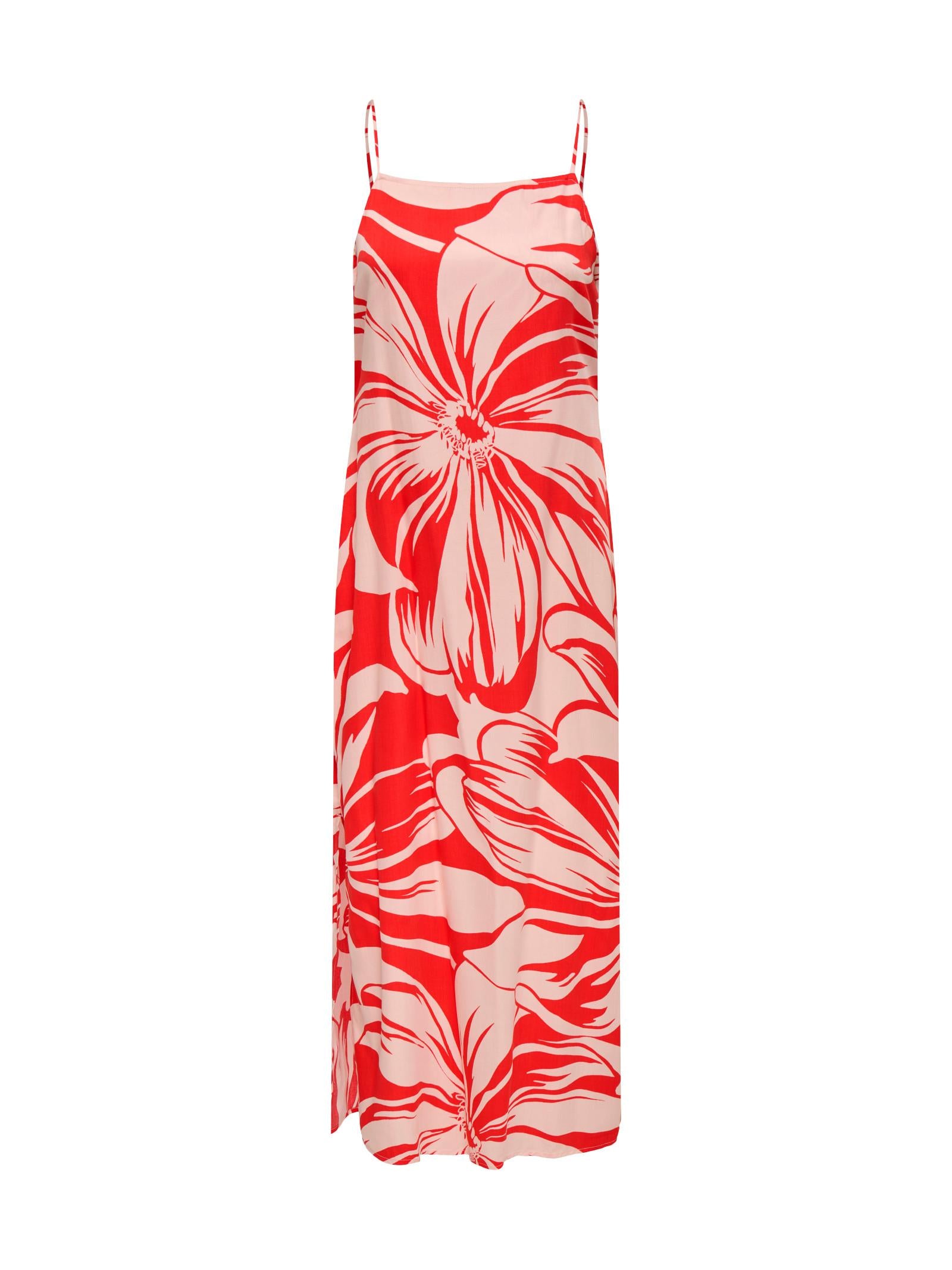 Abito Only Rosso Milly fantasia 15347474 /Flame Scarlet ONLY 