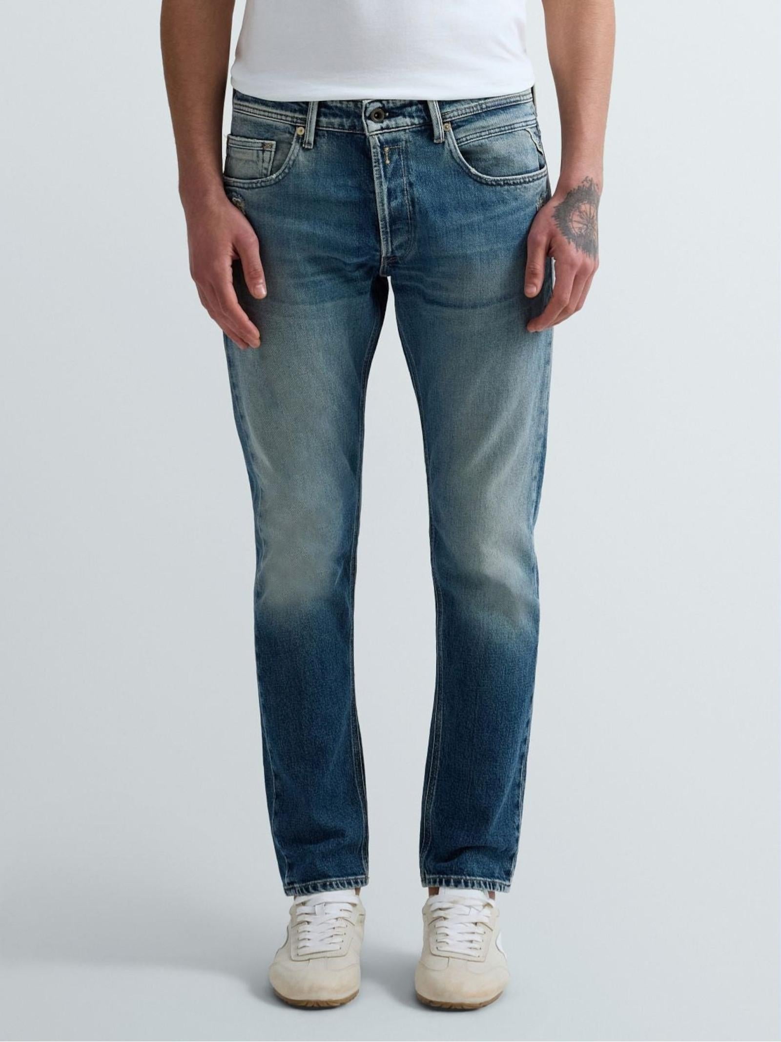Jeans Replay Willbi Regular Slim fit Medium Blue Denim M1008Q 795122009 REPLAY 