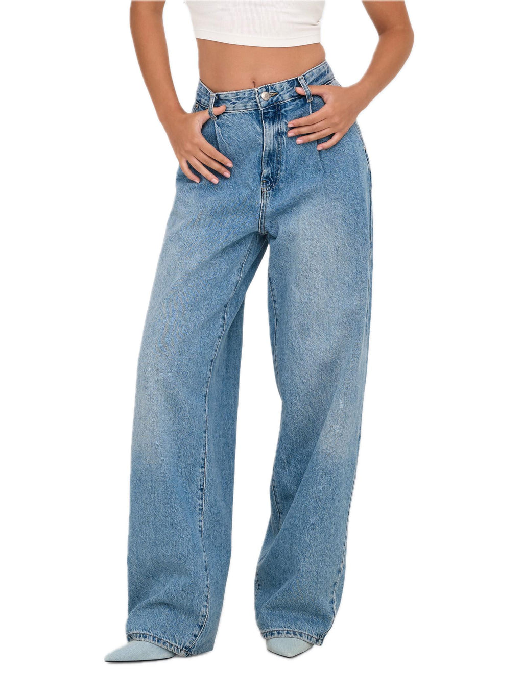 Jeans Only Gianna Blue Denim Straght fit 15356810 /Light Medium Blue Denim ONLY 