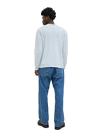 Maglia Jack & Jones Summer Celeste girocollo leggera 12269631 /Chambray Blue JACK & JONES 
