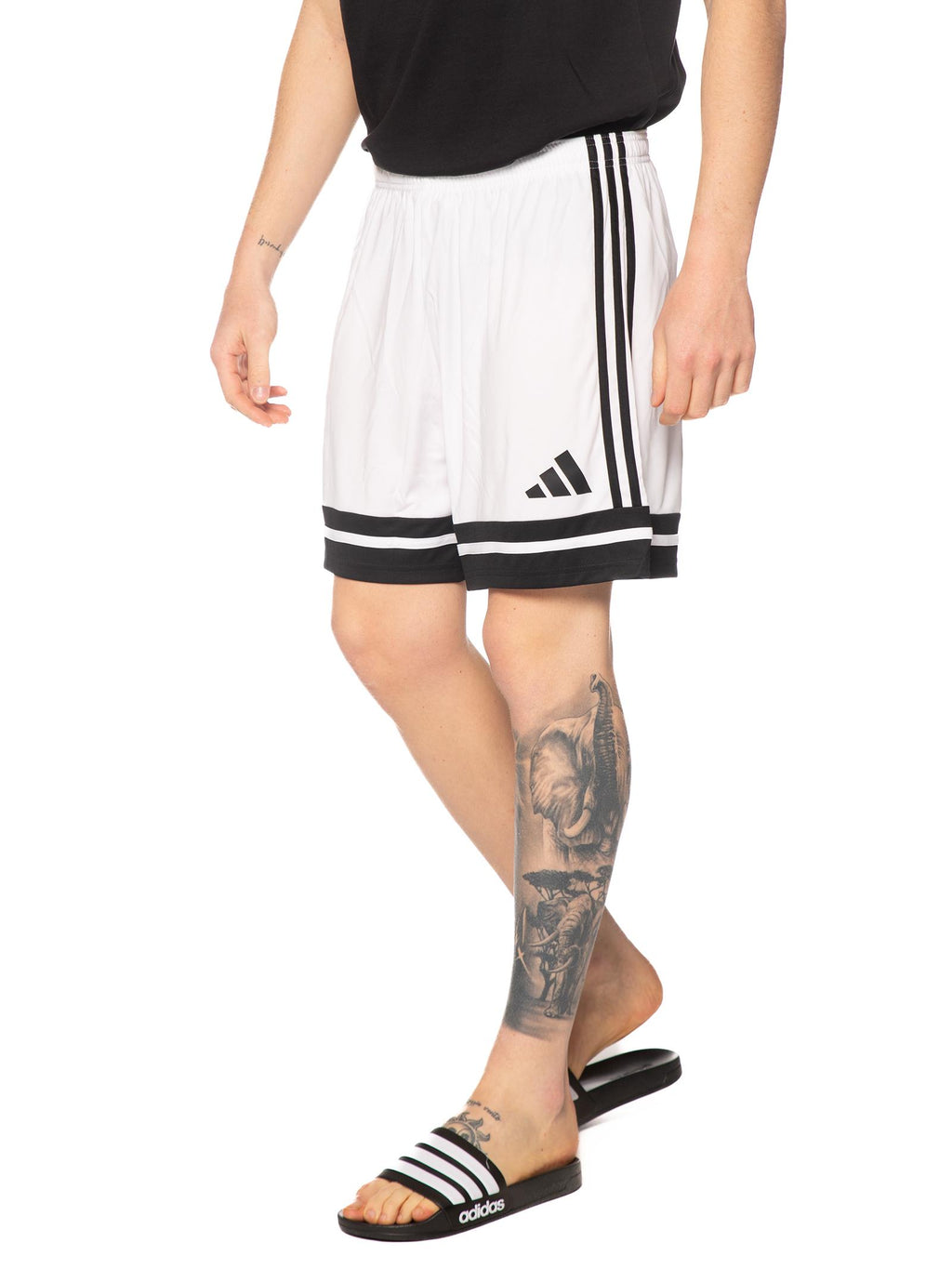Bermuda Adidas Bianco acetato JH3412 BIANCO ADIDAS 